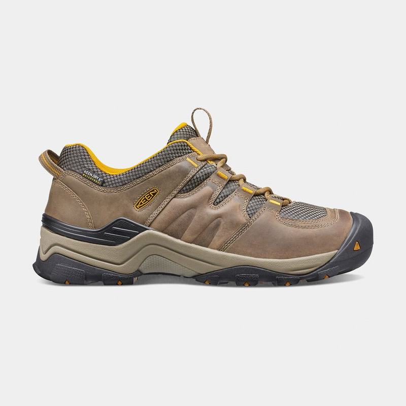 Zapatos Trekking Keen Gypsum II Waterproof Para Hombre Marrom/Amarillos - Zapatos Keen Mexico (26390